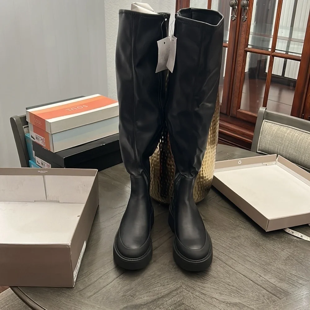 FRANCO SARTO Janna Wide Calf Over-The-Knee Boots